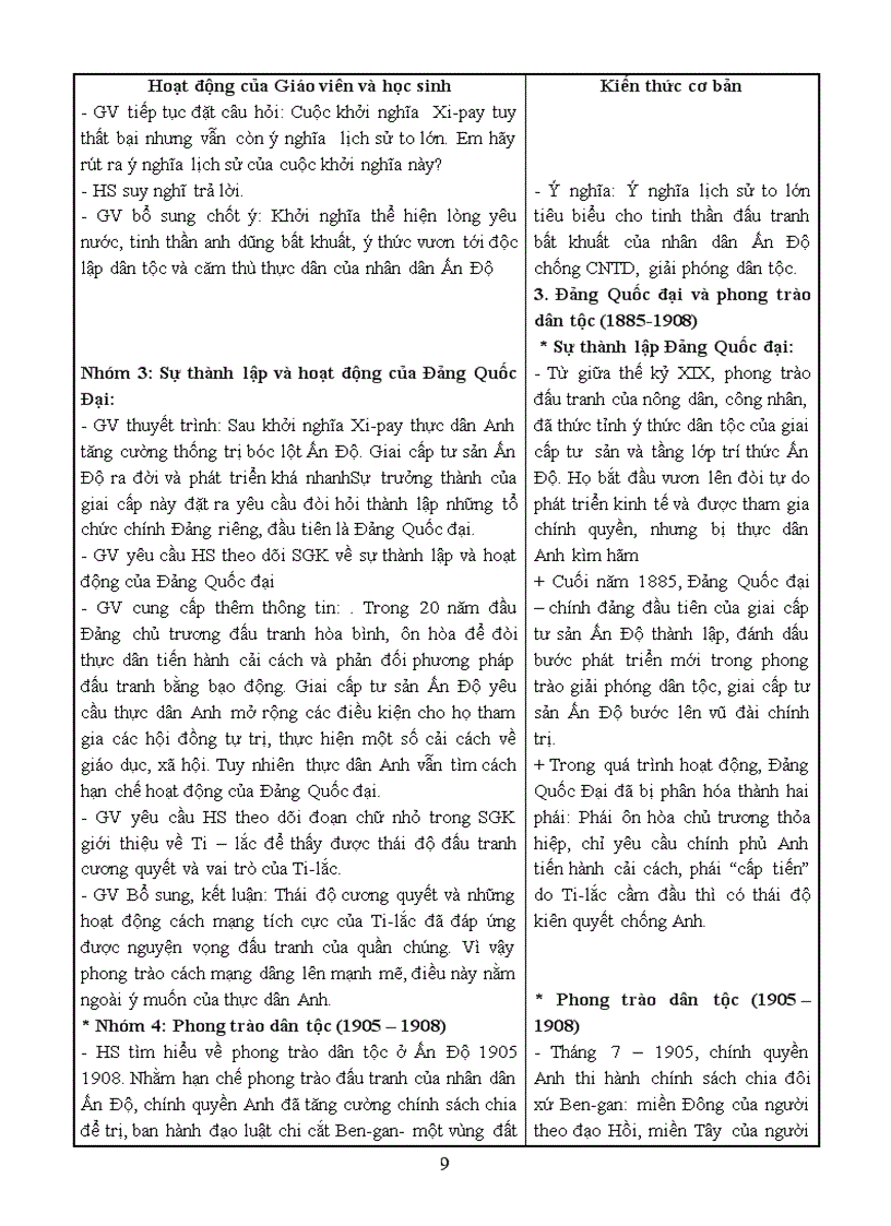 image for page Giáo án chuẩn KT KN Lịch Sử 11