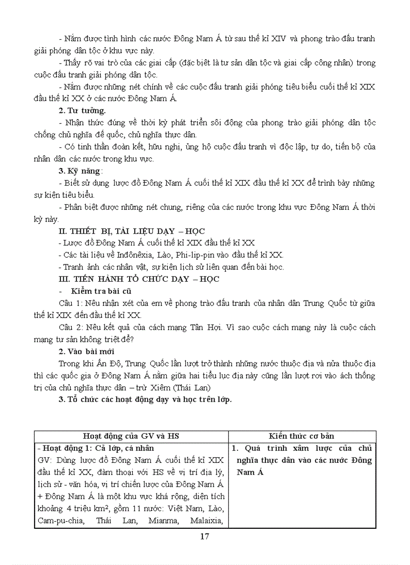 image for page Giáo án chuẩn KT KN Lịch Sử 11