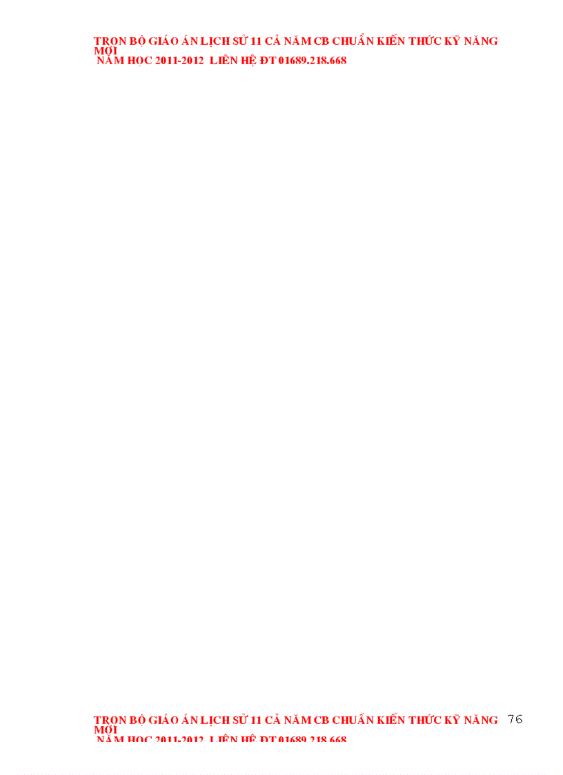 image for page Giáo án Lịch sử 11 chuẩn mới 2012