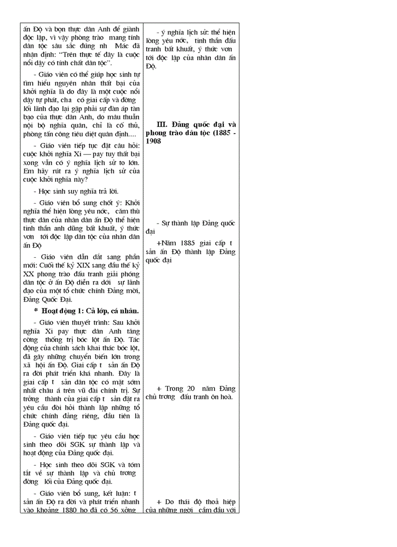 image for page Giáo án lịch sử 11 cực hay đã chỉnh sửa cẩn thận