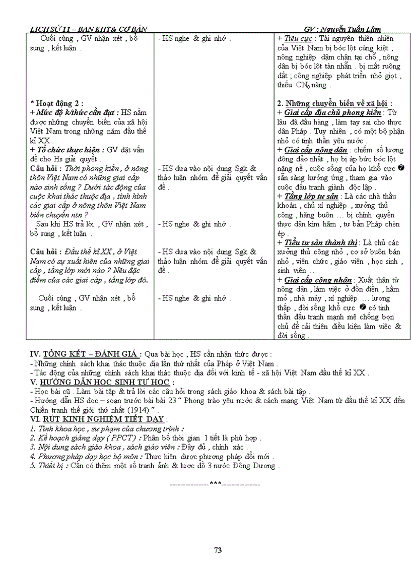 image for page Giáo án sử 11 phần Việt Nam