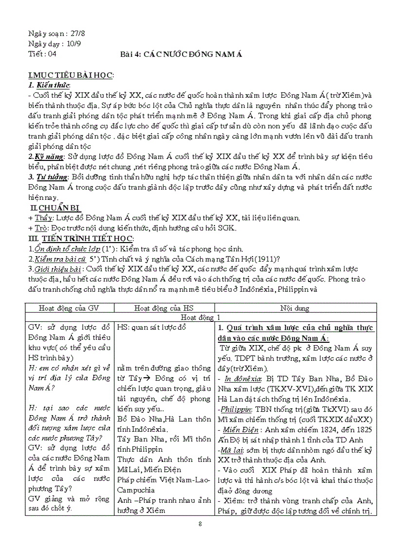 image for page Giao an lich su 11 3 cot 1