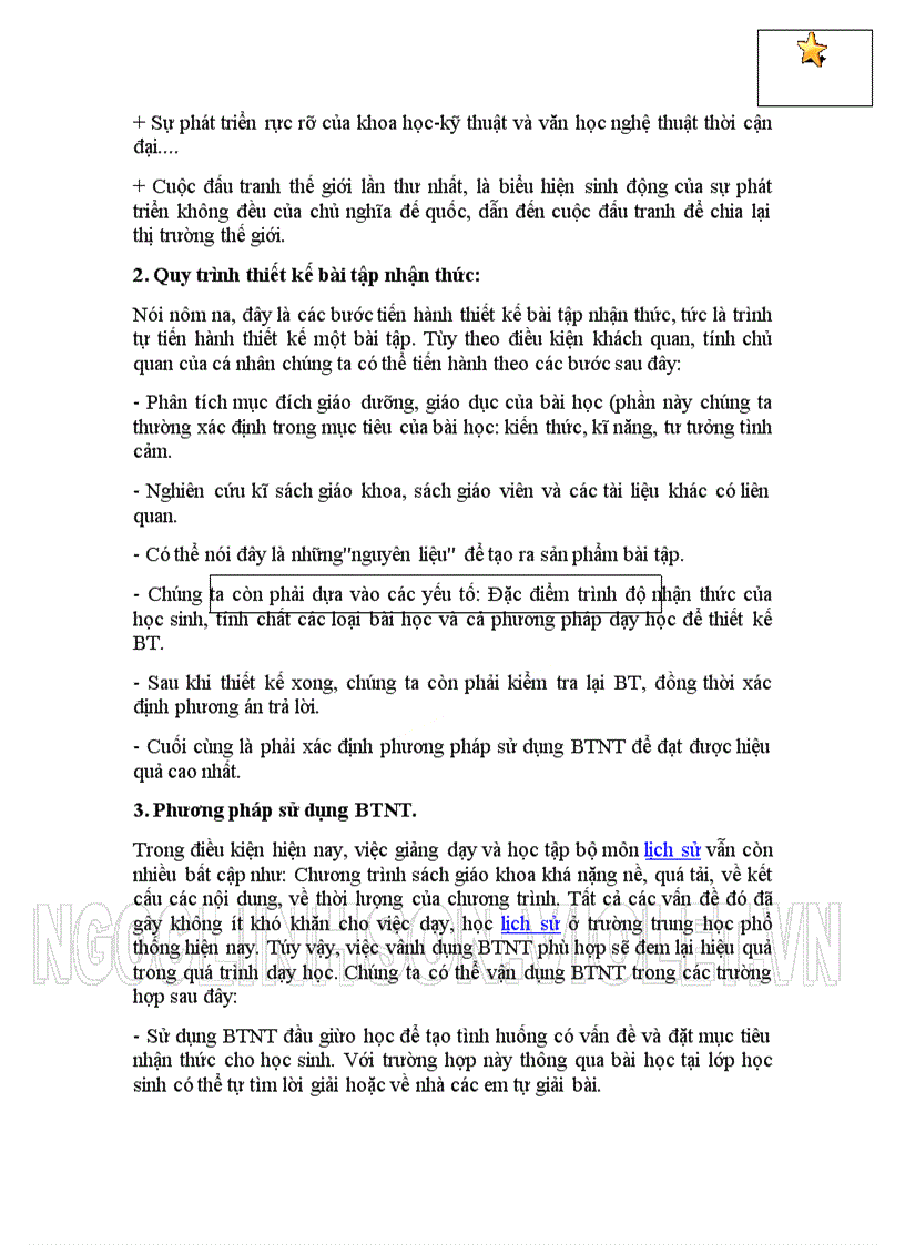 image for page LS11 SKKN Thiết kế và sử dụng bài tập nhận thức trong dạy học lịch sử