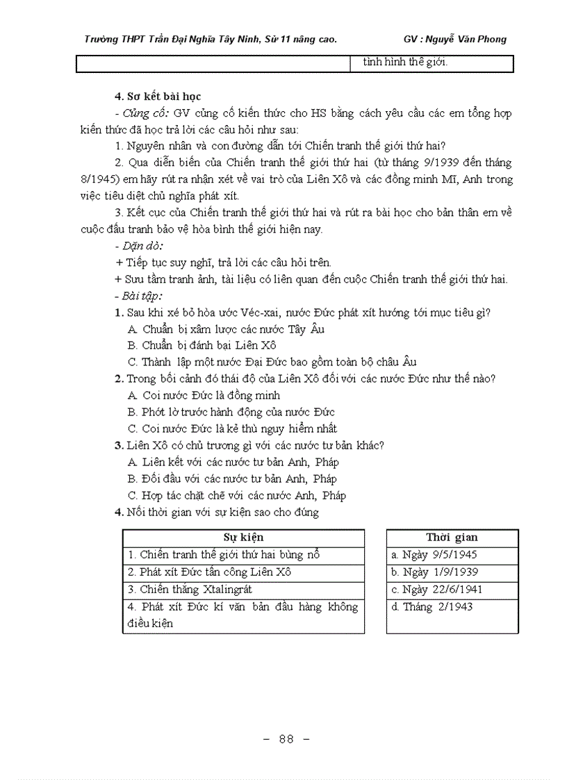 image for page Sử nâng cao 11 HKII