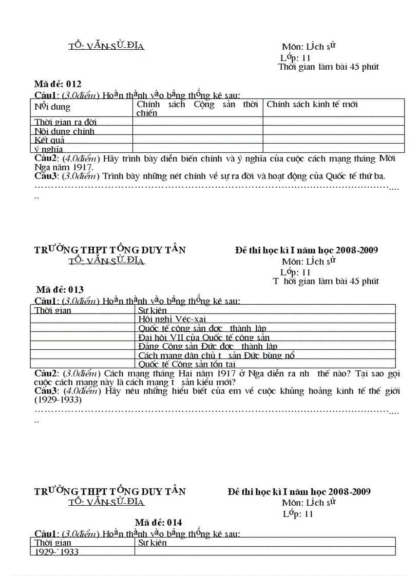 image for page Tổng hợp các đề KT 10 11 12