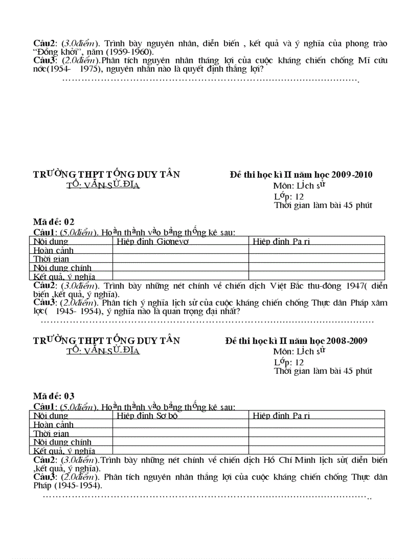 image for page Tổng hợp các đề KT 10 11 12