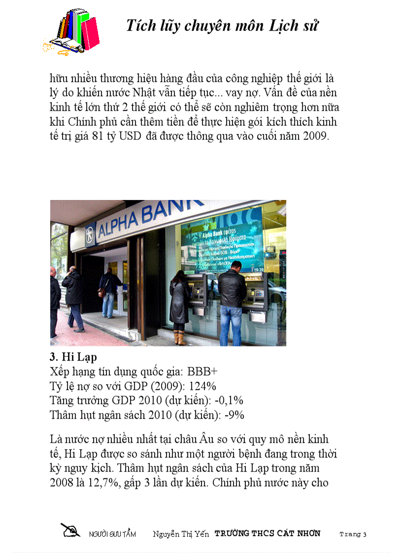 image for page 10 quốc gia có nguy cơ chết chìm trong nợ