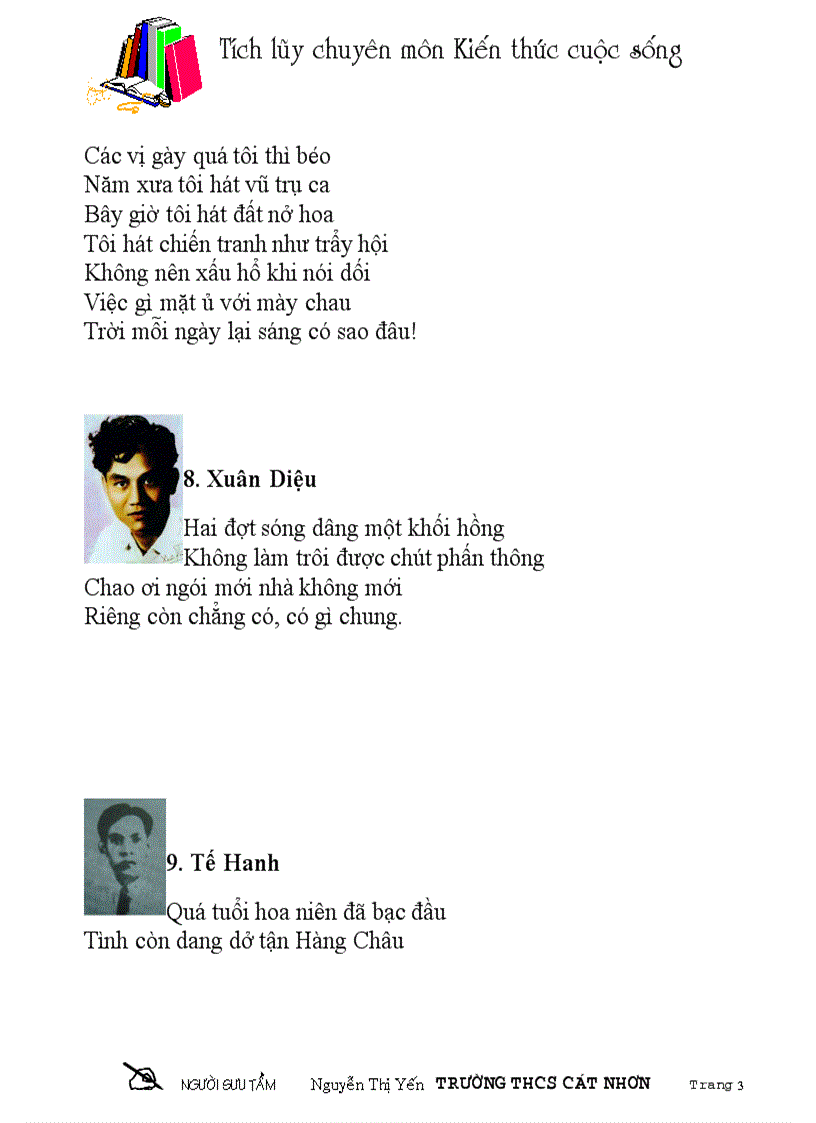 image for page 100 nhà thơ nhà văn ở vn tiêu biểu