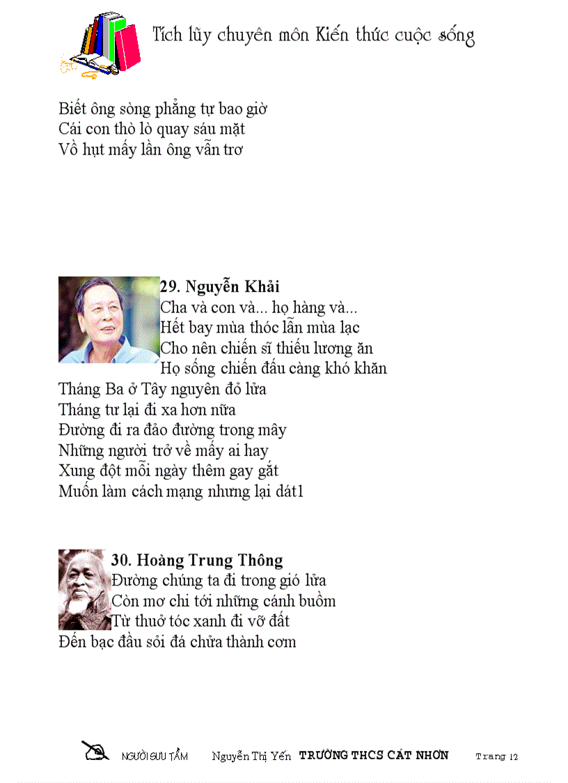 image for page 100 nhà thơ nhà văn ở vn tiêu biểu