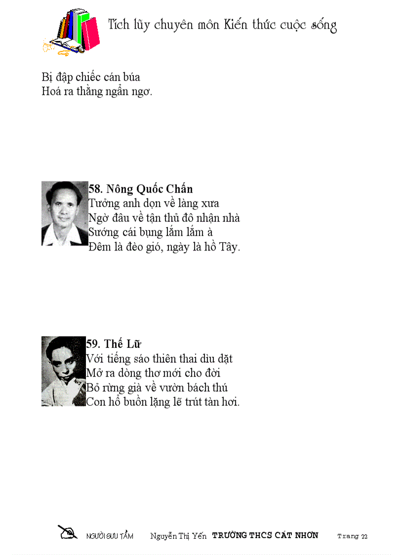 image for page 100 nhà thơ nhà văn ở vn tiêu biểu