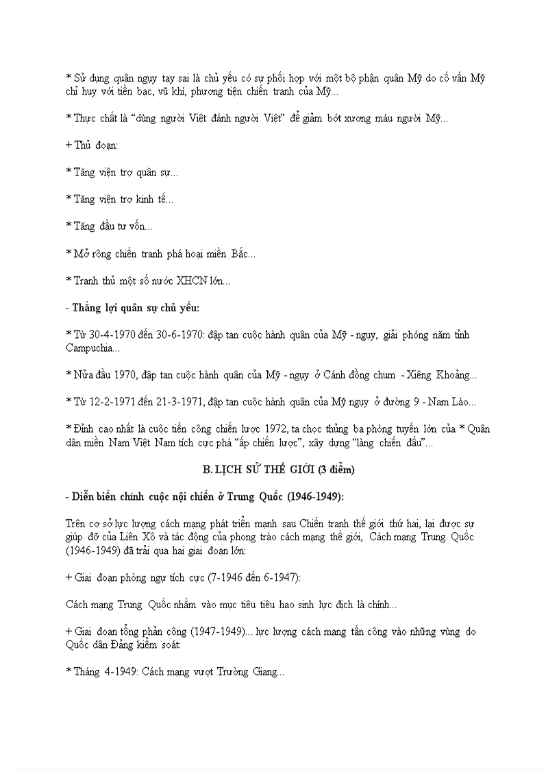 image for page 2007 Sử De Da lần2 Kpb TN THPT