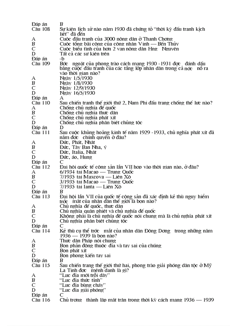 image for page 325 câu hỏi trắc nghiệm lịch sử