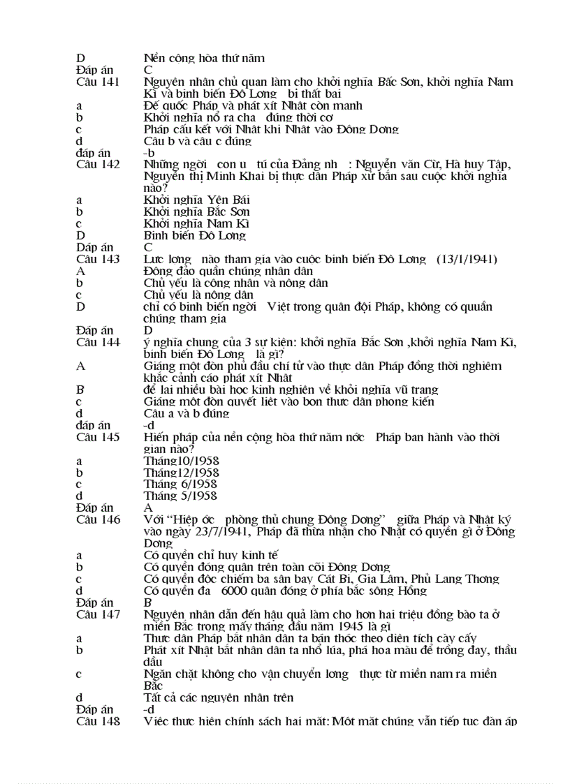 image for page 325 câu hỏi trắc nghiệm lịch sử