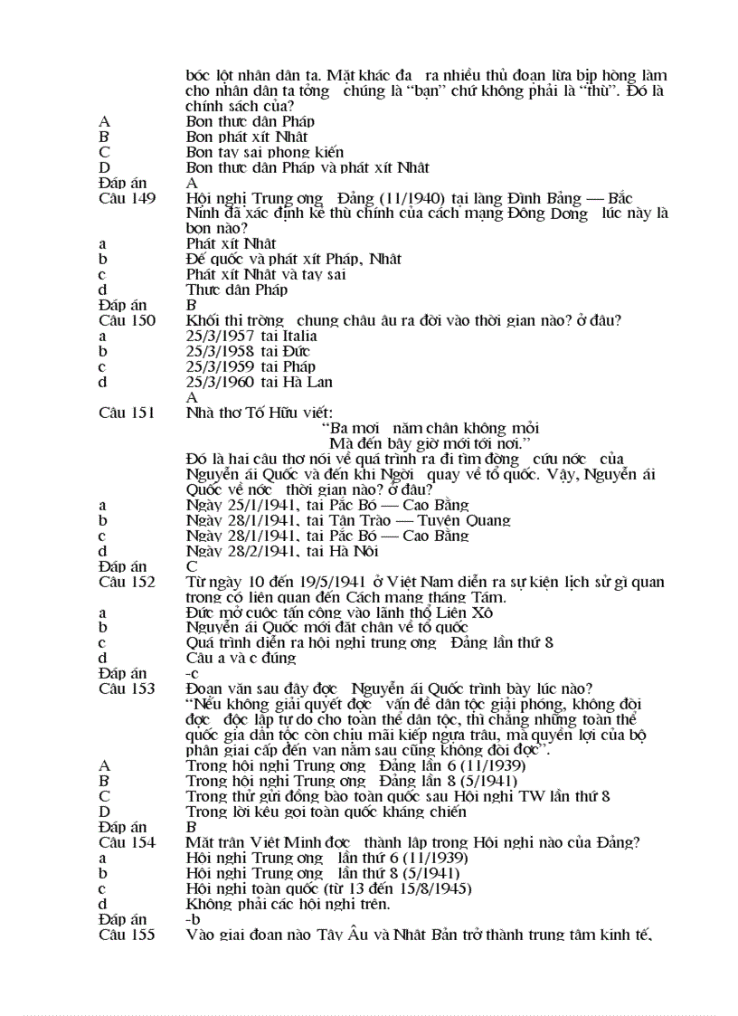 image for page 325 câu hỏi trắc nghiệm lịch sử