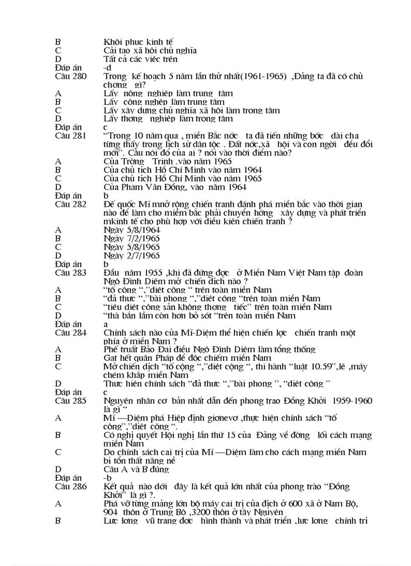 image for page 325 câu hỏi trắc nghiệm lịch sử