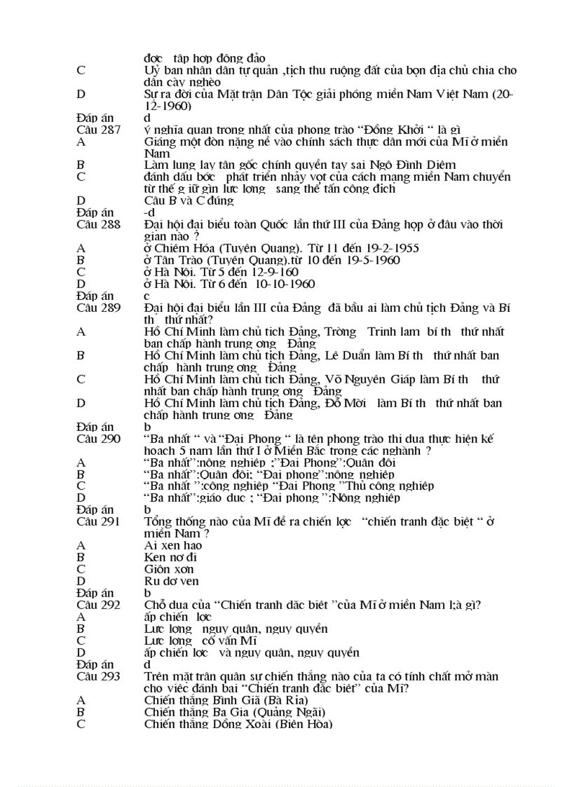 image for page 325 câu hỏi trắc nghiệm lịch sử