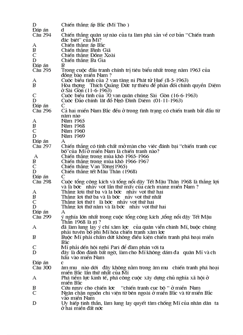 image for page 325 câu hỏi trắc nghiệm lịch sử