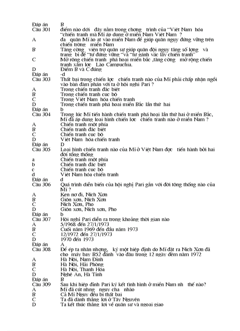 image for page 325 câu hỏi trắc nghiệm lịch sử