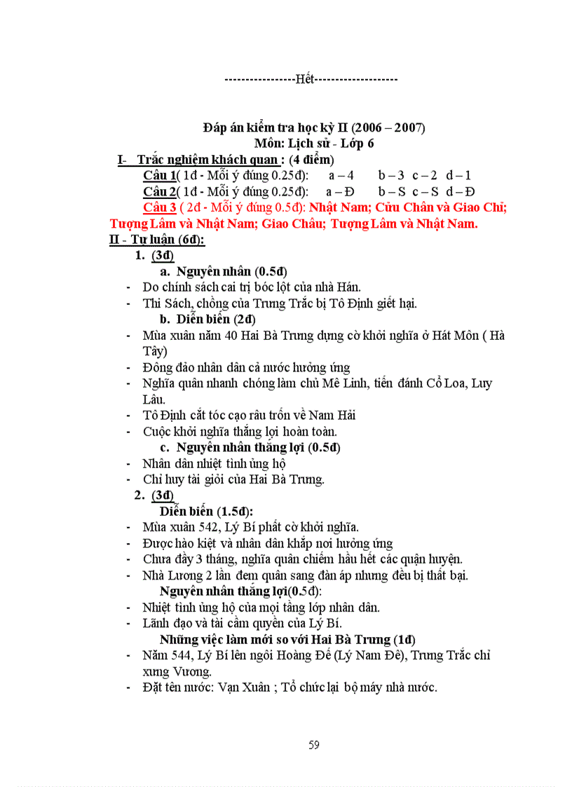 image for page Bộ đề thi HK2 môn lịch sử 9