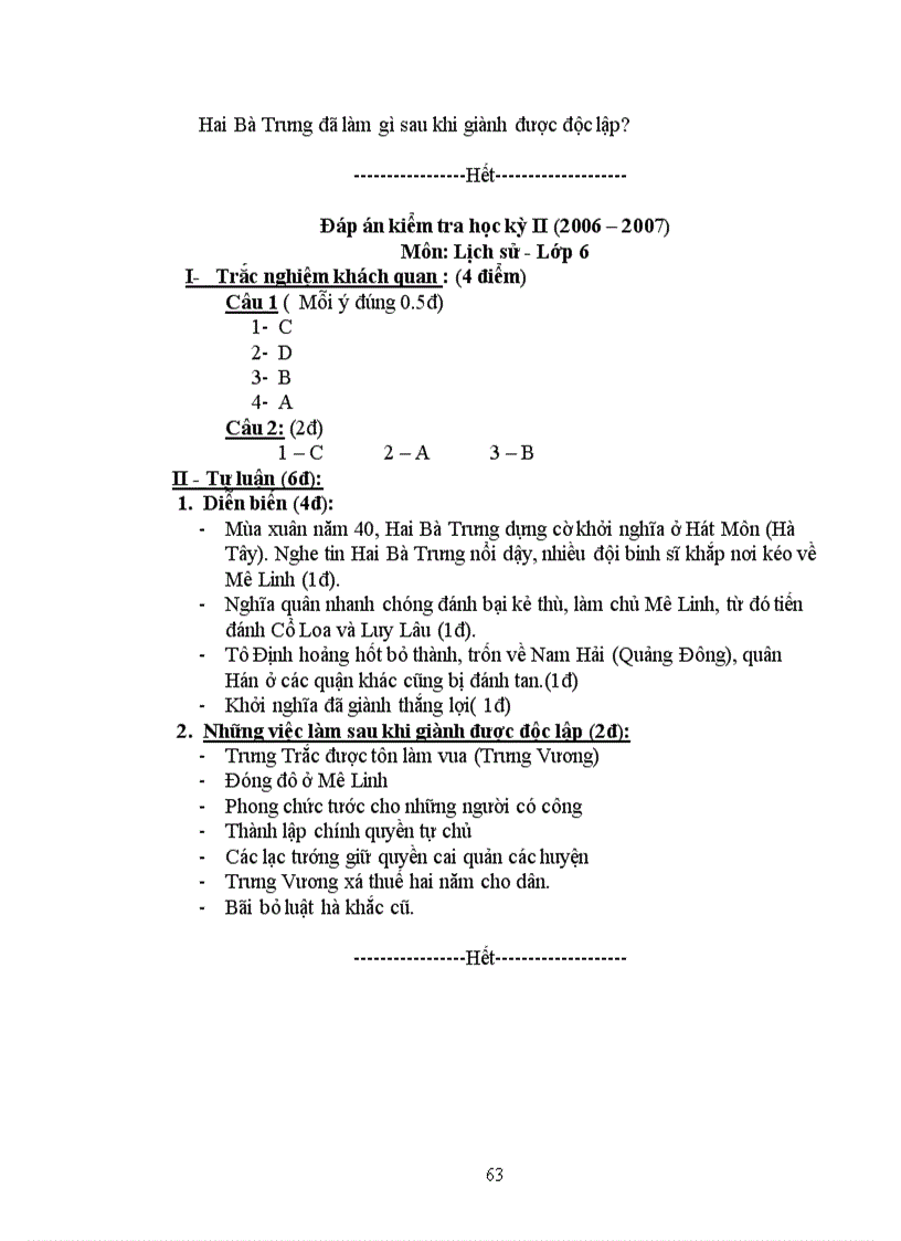 image for page Bộ đề thi HK2 môn lịch sử 9