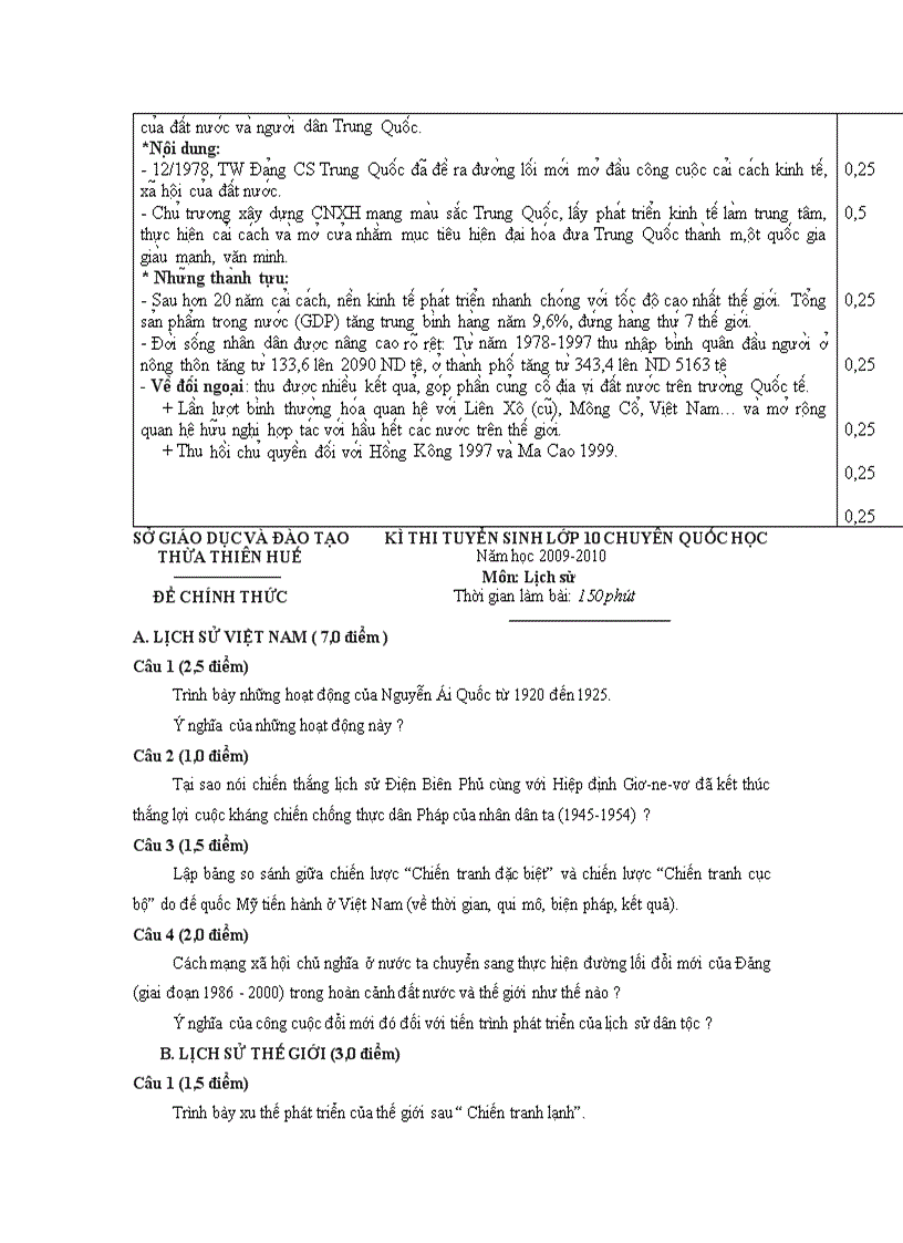 image for page Bộ Đề thi HSG Khối 12 Năm 2010