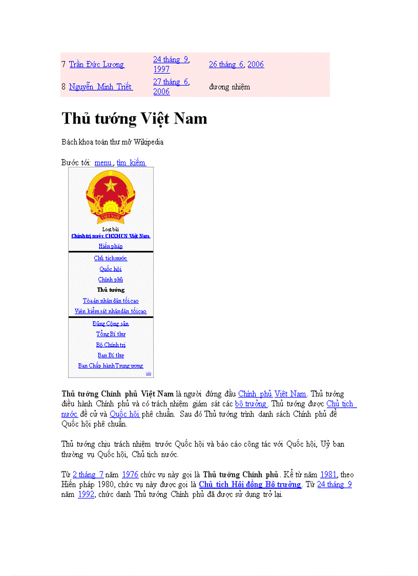 image for page Cac doi thu tuong chinh phu o vn