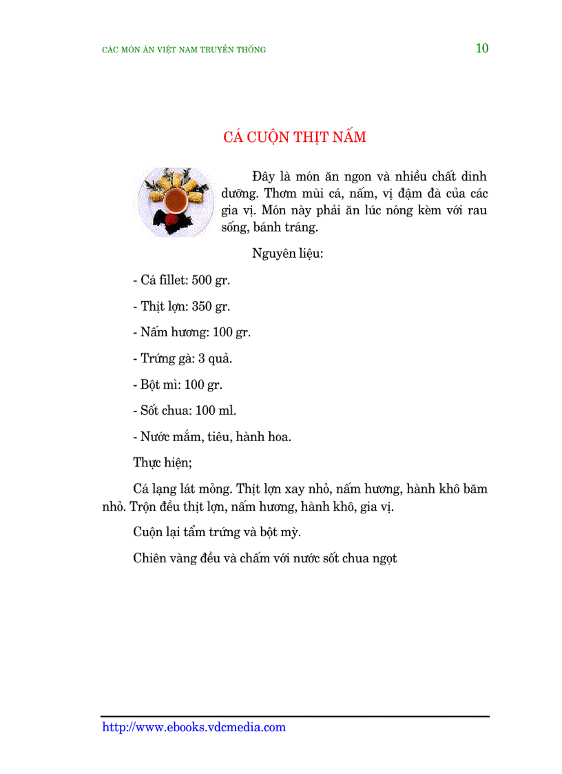 image for page Các món ăn Việt Nam truyền thống