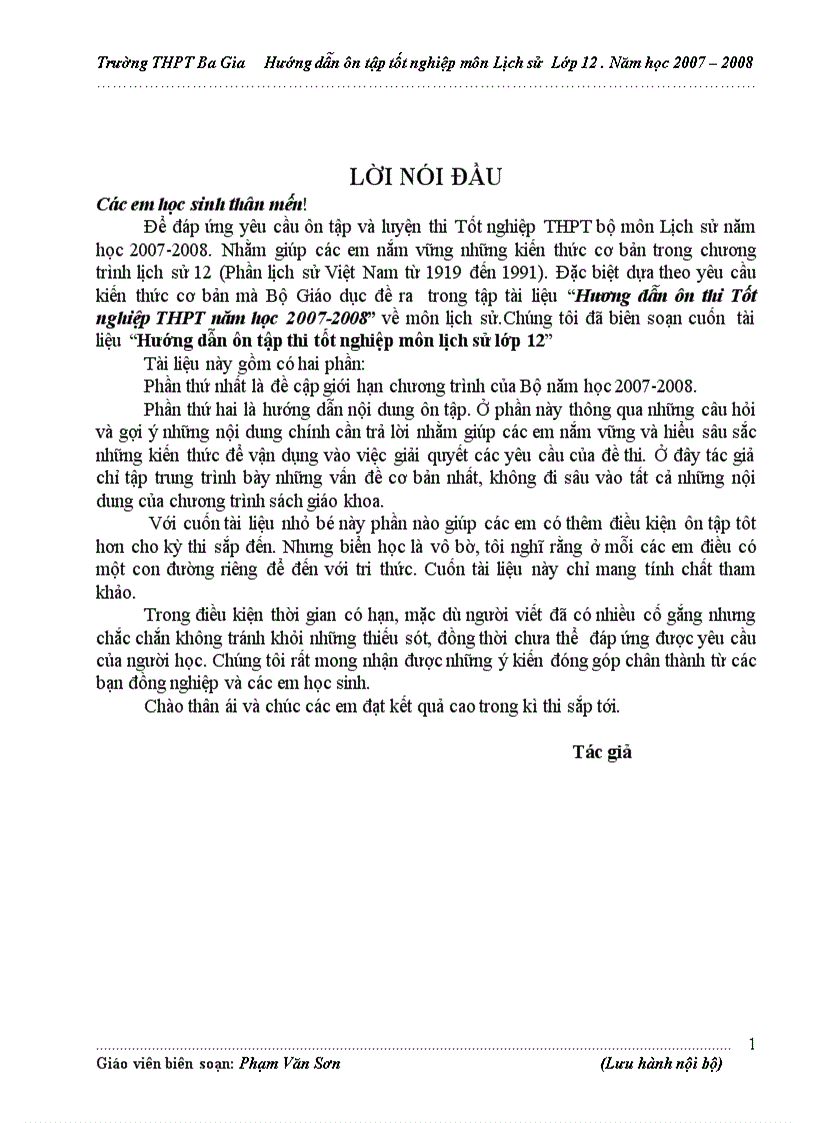 image for page Chương trình ôn thi TN ĐH