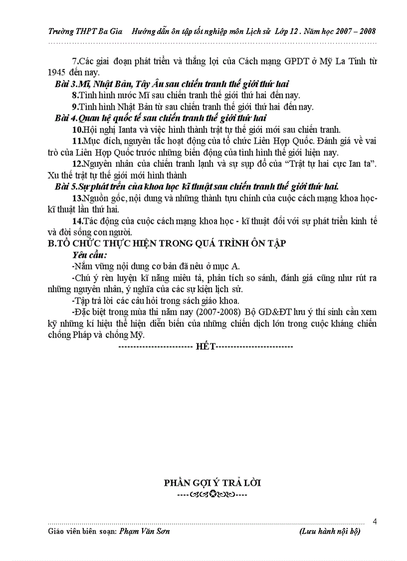 image for page Chương trình ôn thi TN ĐH