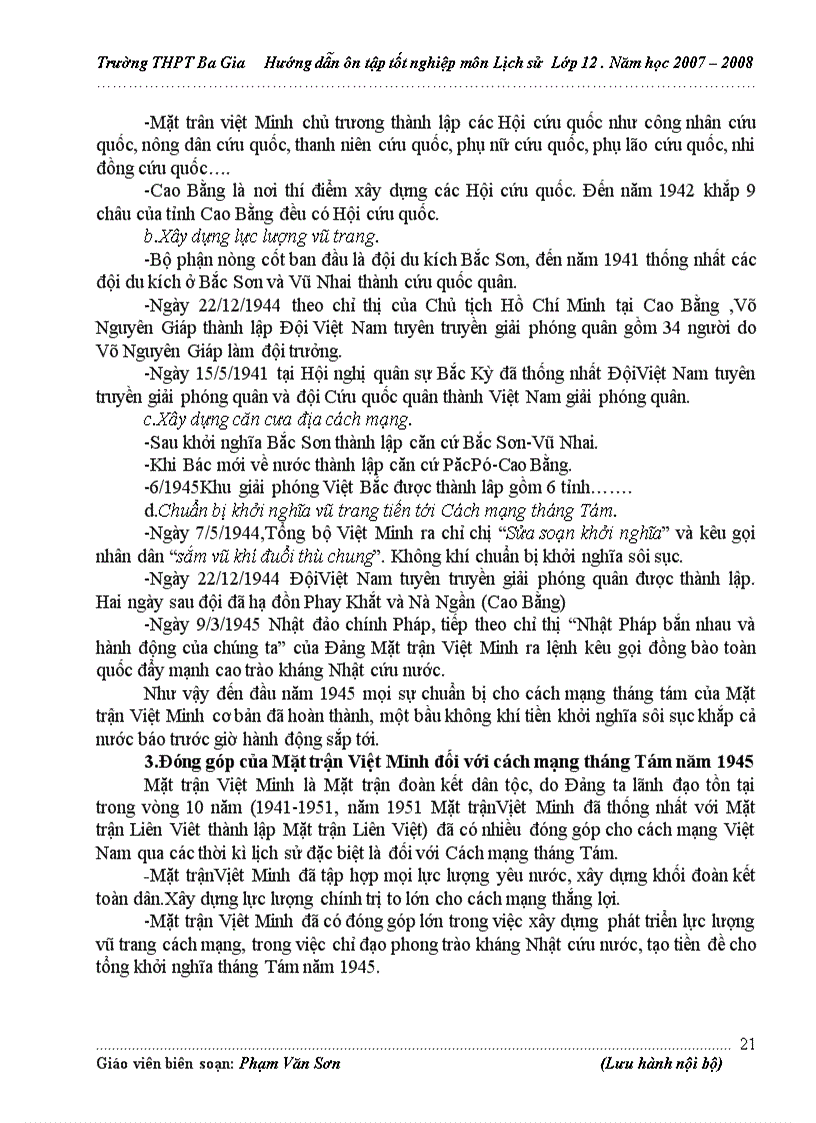 image for page Chương trình ôn thi TN ĐH