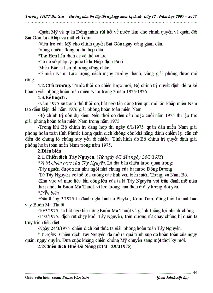 image for page Chương trình ôn thi TN ĐH