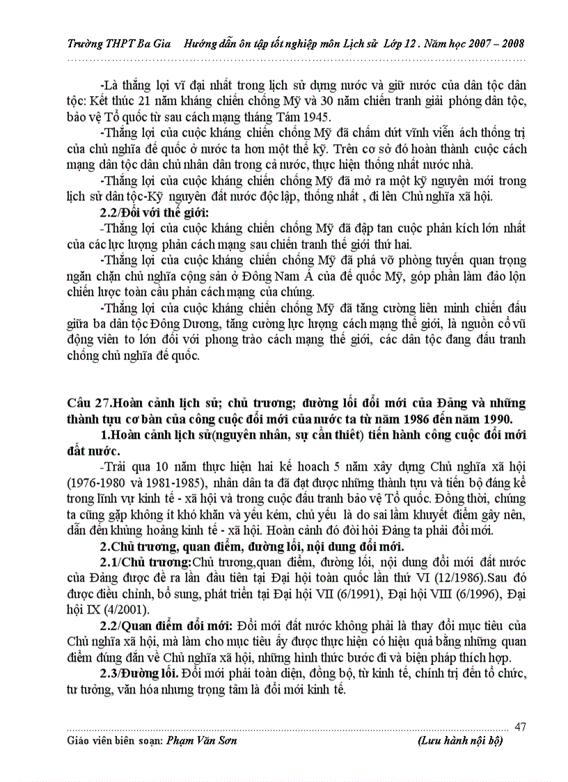 image for page Chương trình ôn thi TN ĐH