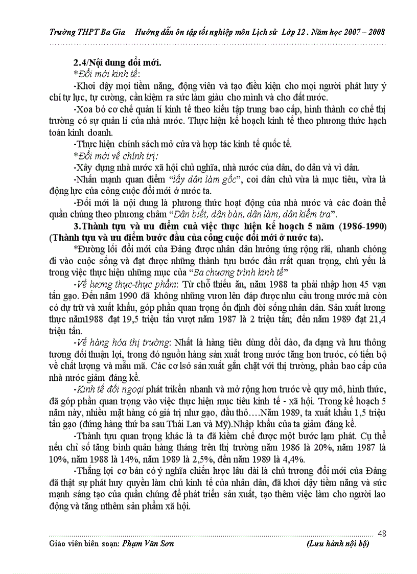 image for page Chương trình ôn thi TN ĐH