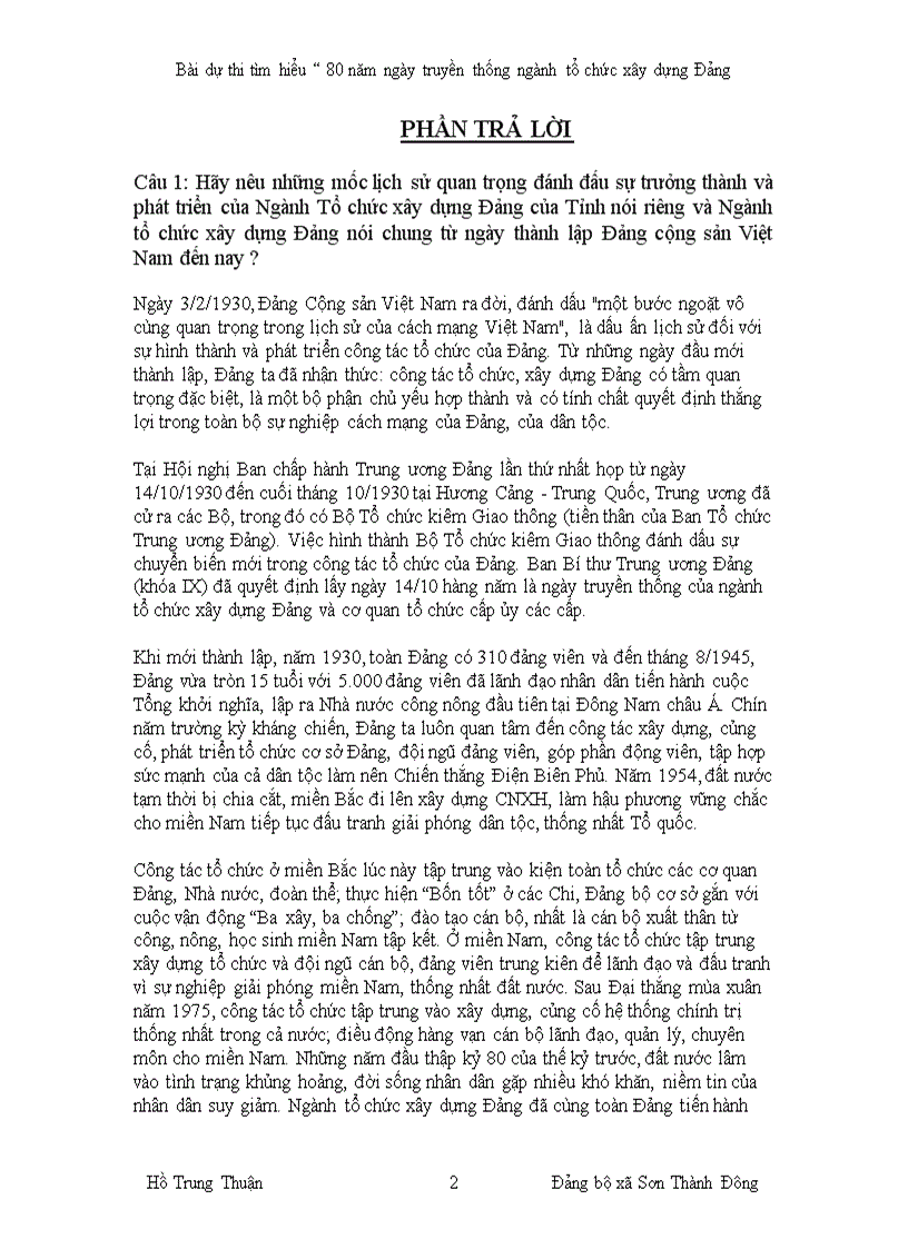 image for page Đáp án 80năm ngày thành lập đảng