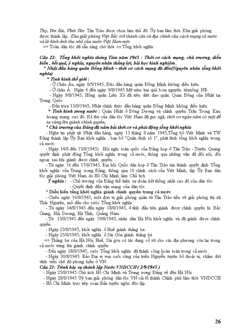 image for page Đề cương ôn tập lịch sử 12