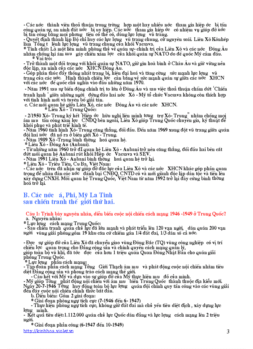 image for page Đề cương ôn tập lịch sử thế giới