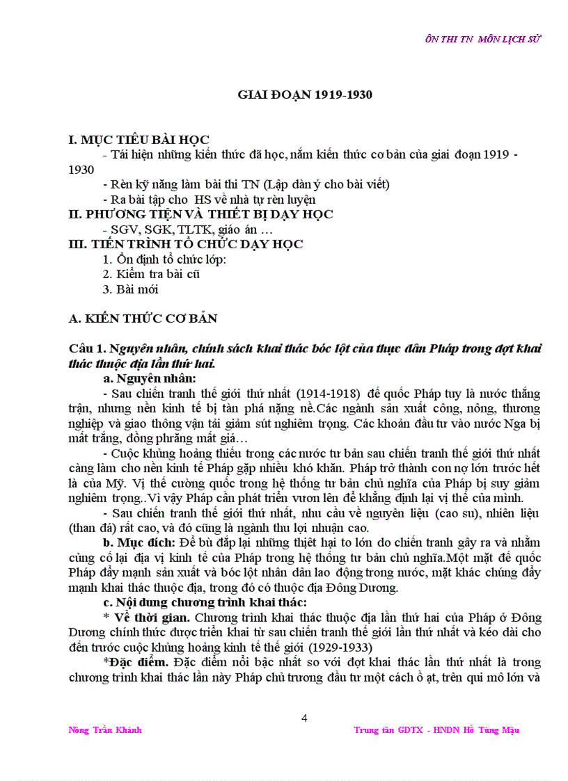 image for page Đề cương Ôn thi TN 2010