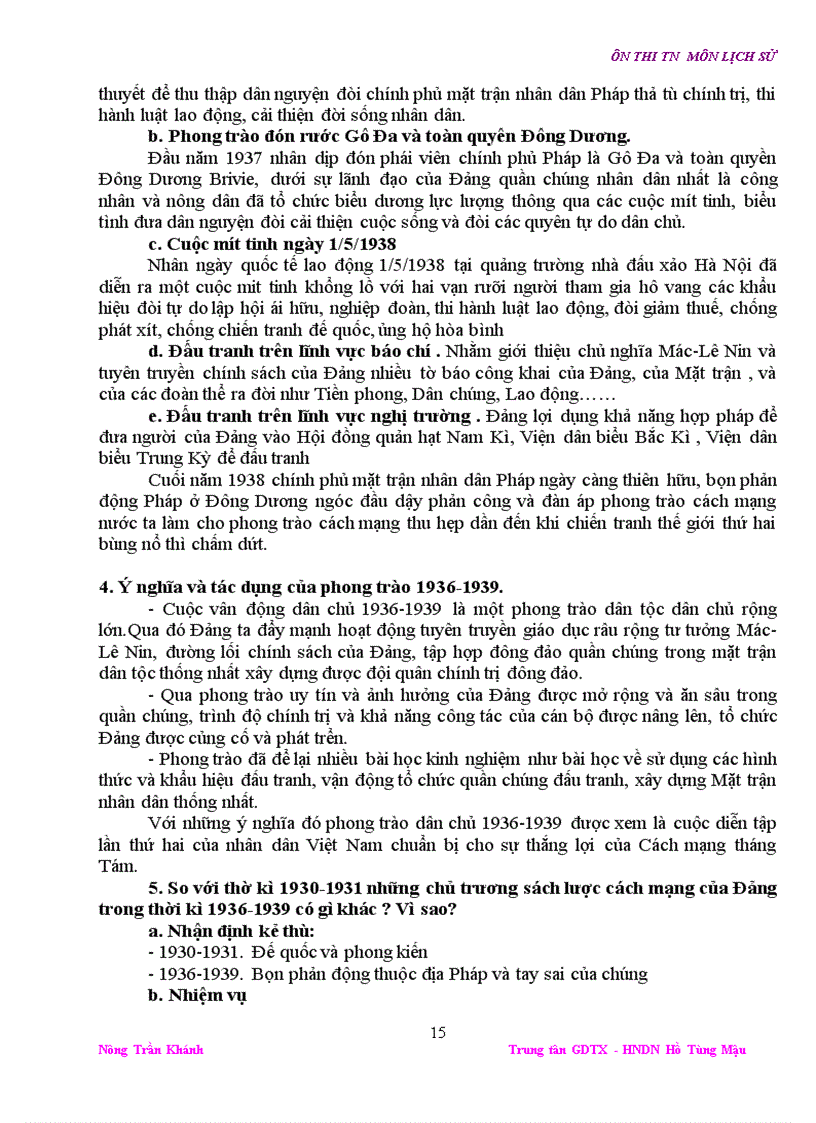 image for page Đề cương Ôn thi TN 2010