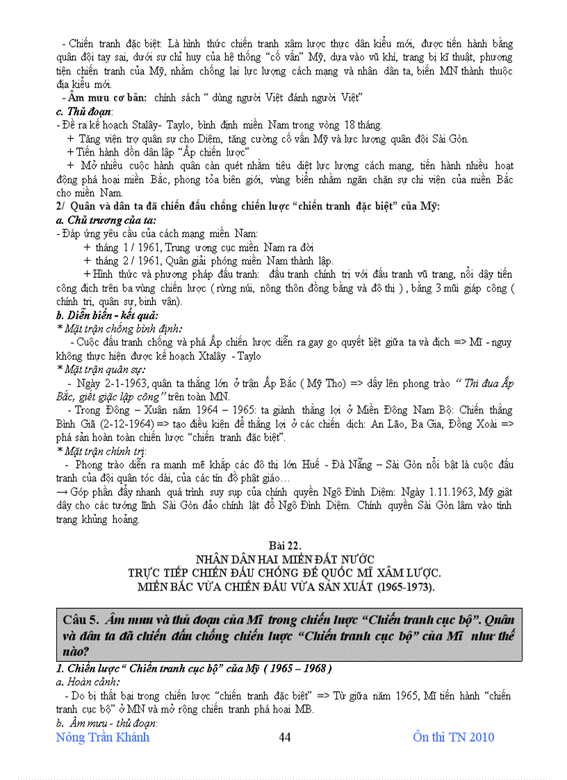 image for page Đề cương ôn thi TN 2010 1