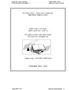 Đề cương ôn thi TN năm 2012