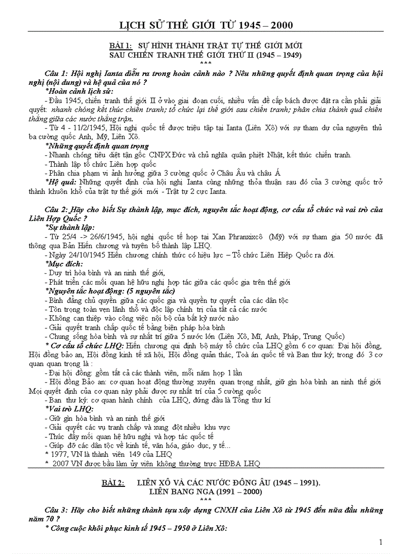 image for page Đề cương ôn thi tốt nghệp Lịch sử 12 ôn là đỗ