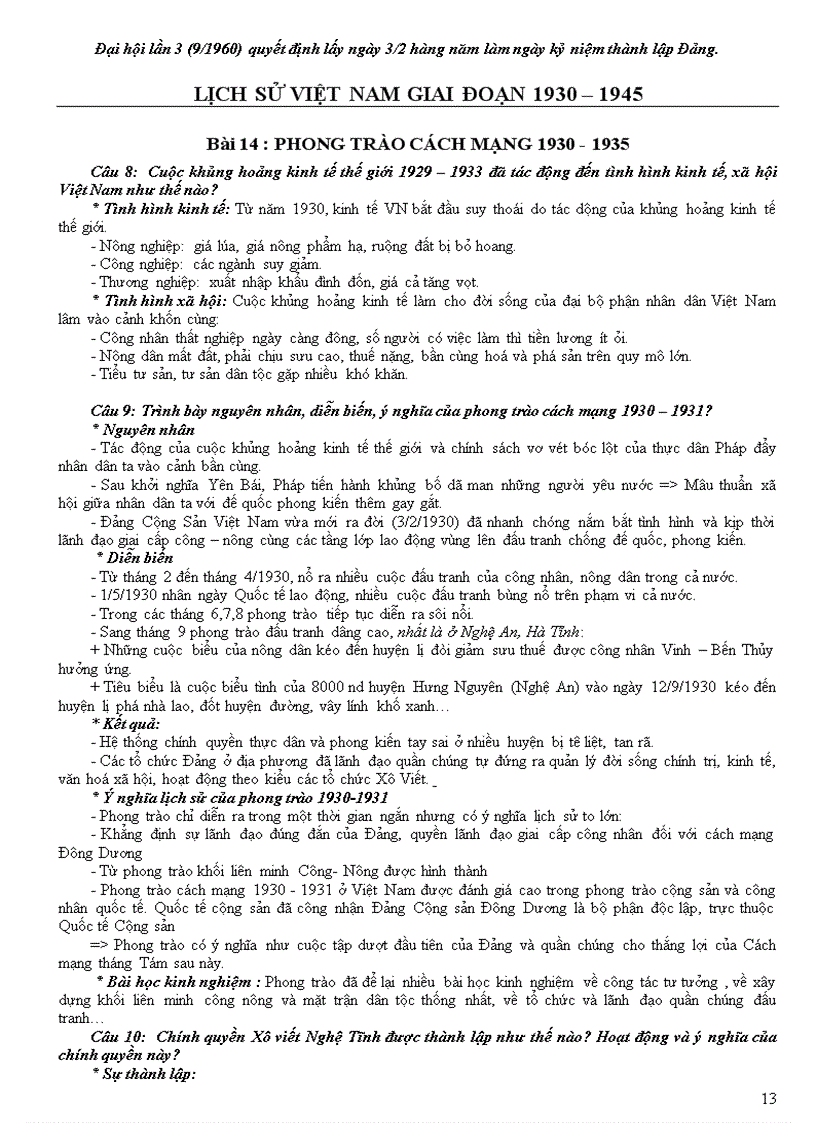 image for page Đề cương ôn thi tốt nghệp Lịch sử 12 ôn là đỗ