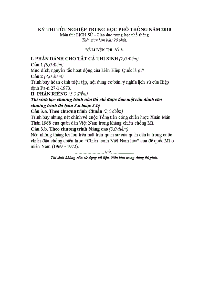 image for page Đề luyện thi TN L Sử 12