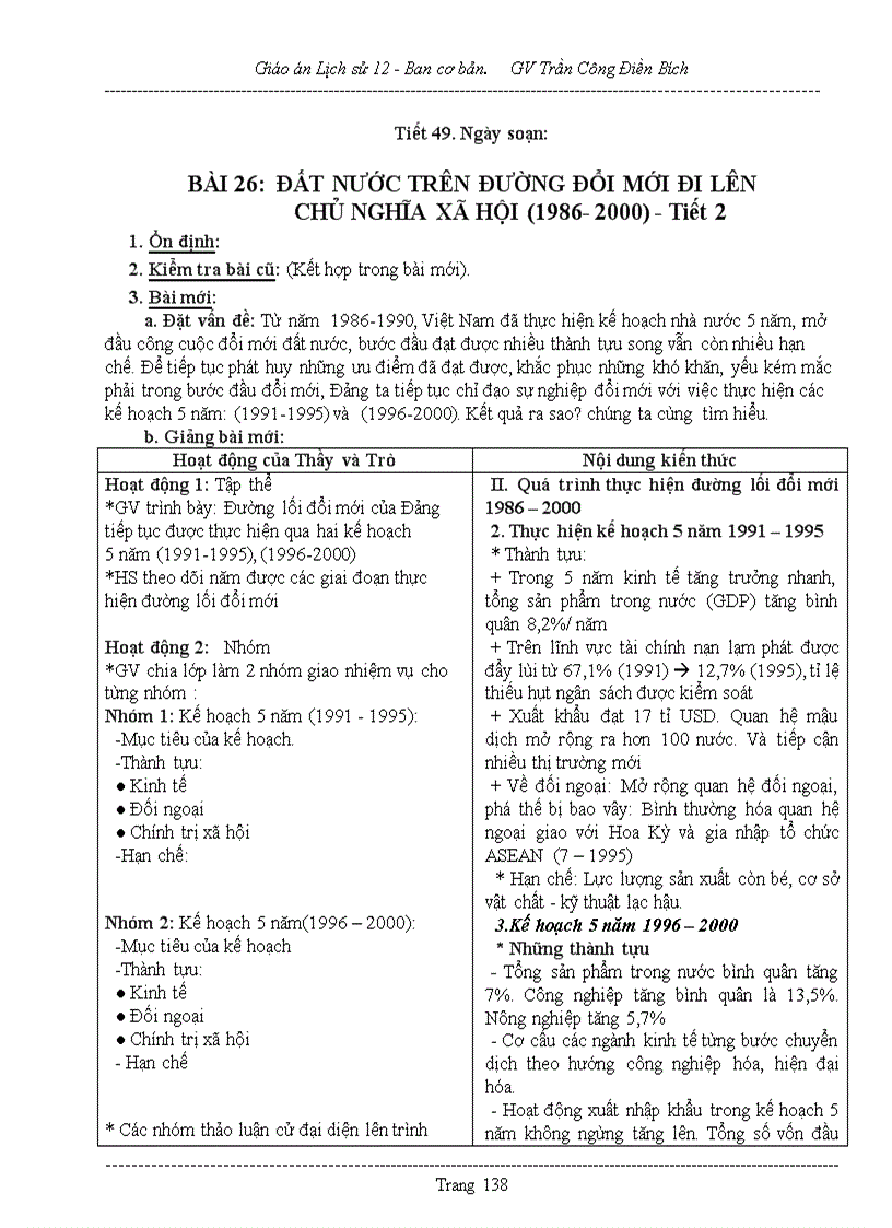 image for page Giao an 12 da chinh theo chuan kien thuc ki nang