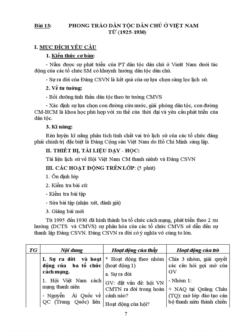 image for page Giáo án 12 mới nhất