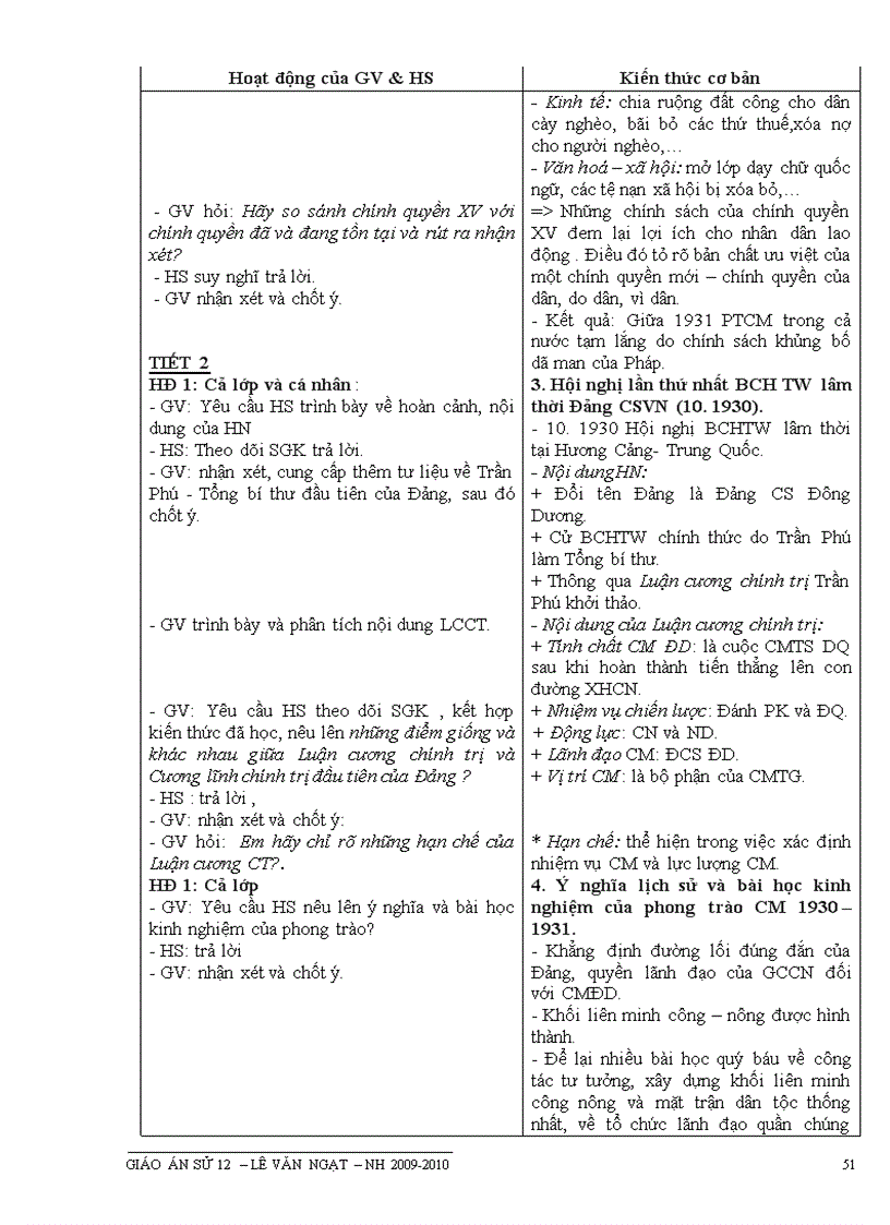 image for page Giáo án 12 nh 2009 2010 mới