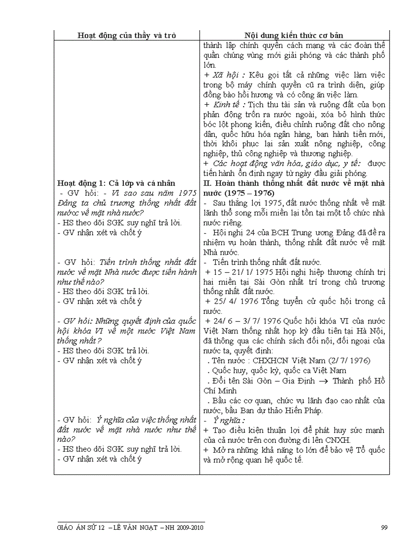 image for page Giáo án 12 nh 2009 2010 mới