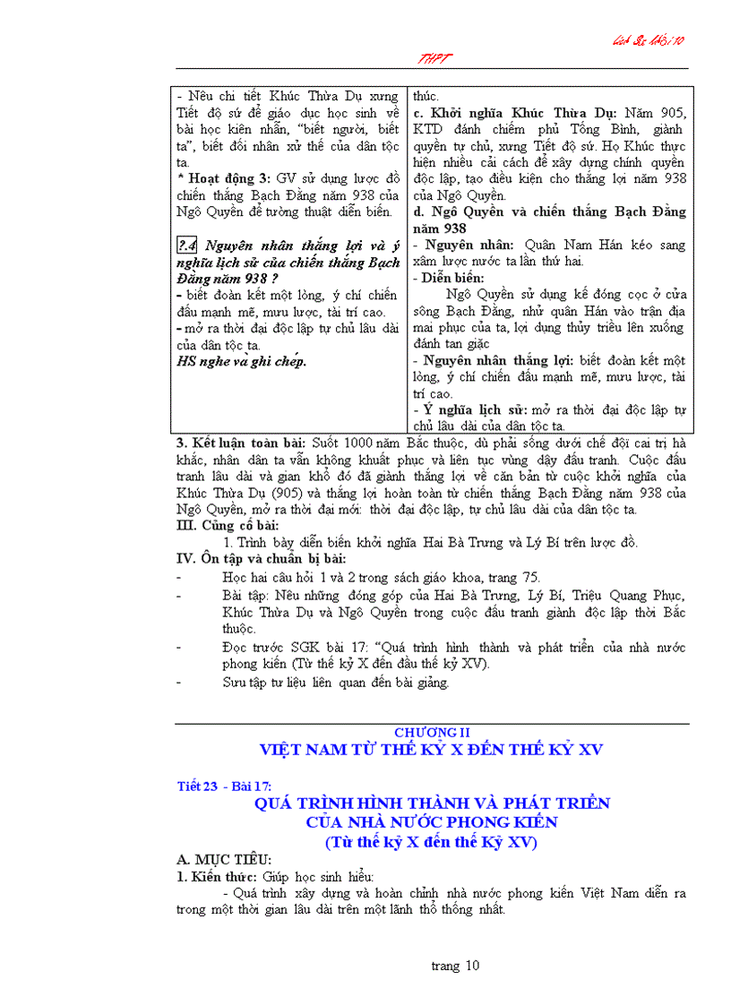 image for page Giao an lich su 10 co ban da chinh sua