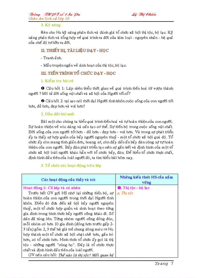 image for page Giáo án Lịch sử 10