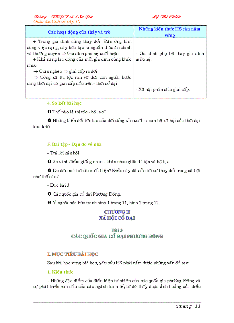 image for page Giáo án Lịch sử 10